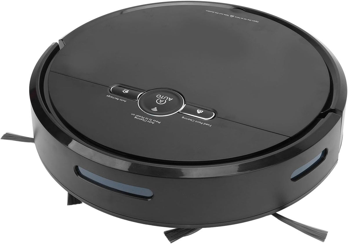 Luocute Staubsauger, ABS, Schwarz, Roboter, 3-in-1-Nass- und Trockensauger, Smart-Home-Roboter mit 4400-mAh-, Automatischer Selbstaufladung