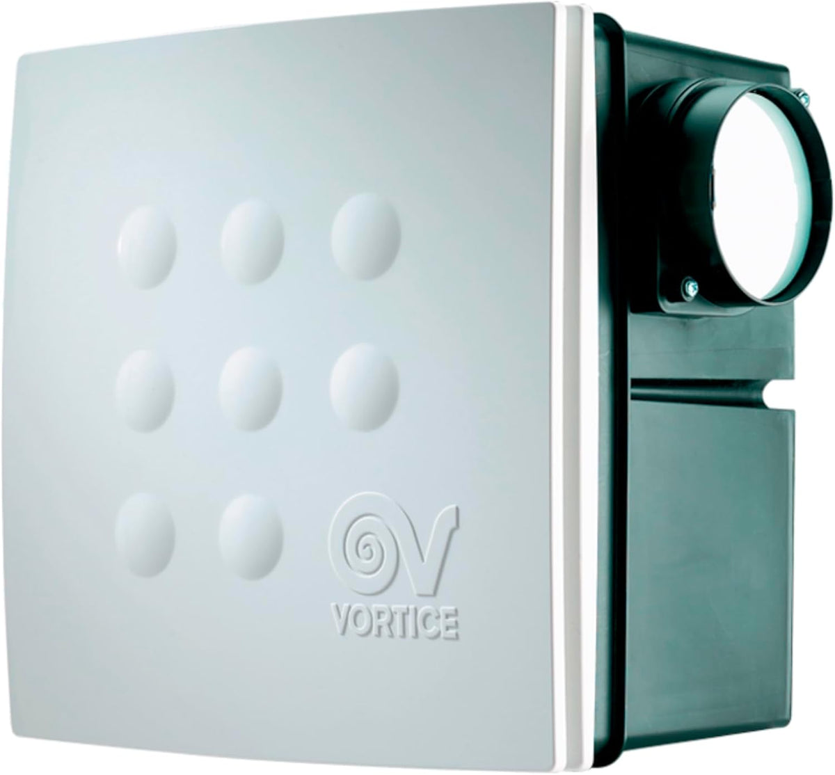 Vortice Badlüfter, Weiß, 12018 Quadro Micro 100 I T Zentrifugal eingebauter 2