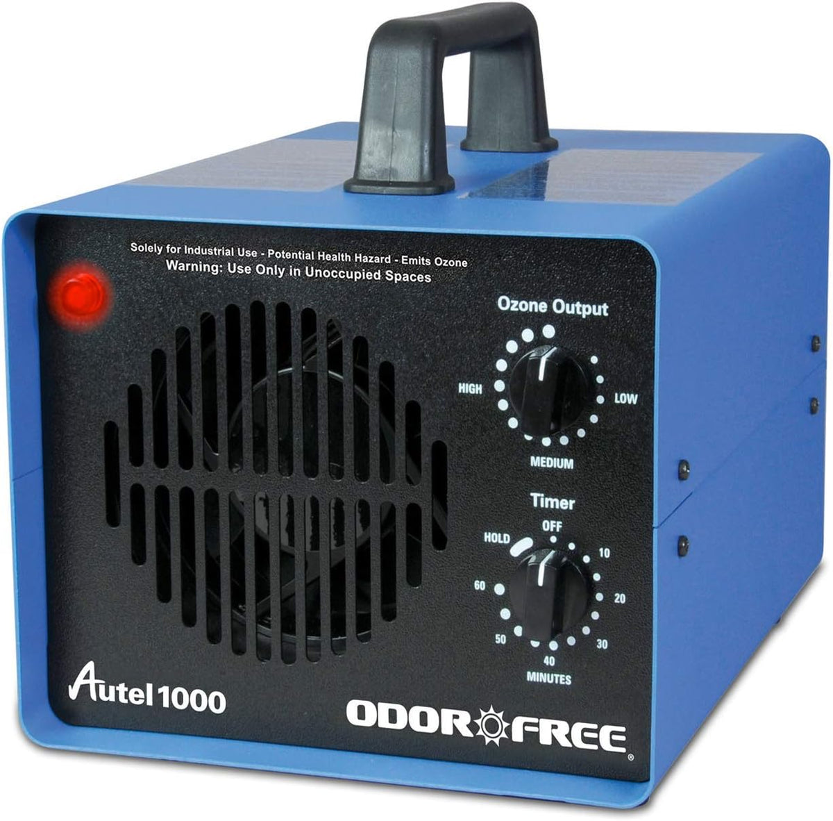 OdorFree Powerstation, Schwarz, Autel 1000 Ozongerät zur Beseitigung von Gerüchen und zur, Auto- und muffigen Gerüchen