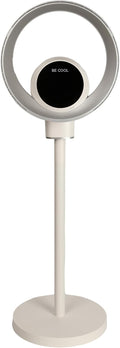 Be Cool Standventilatoren, 57,4 dB(A), 35 W, 35 W, Weiß, Design-Standventilator mit WiFi, unsichtbarer Flügel, LED-Beleuchtung