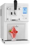 Klarstein Eismaschine, 1,5 l, Weiß, Sweet Sundae Soft, selbstkühlender Kompressor, ohne Vorgefrieren, Kühlhaltefunktion