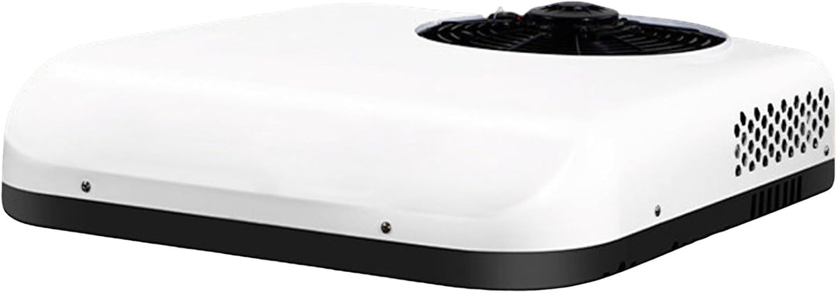 Zanefoo Kompressor, 12 V, Weiß, Klimaanlage, für Wohnmobile, mit Fernbedienung, mit Kaltfunktion, für Kleinbusse