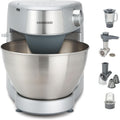 Kenwood Knet- & Rührmaschinen, 4,3 L, Silber, KHC29A.X0SI Prospero+ Küchenmaschine mit Edelstahlschüssel, Set mit 12 Zubehörteilen