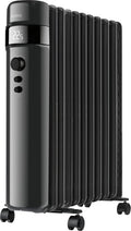 Supra Heizkörper, 1500 W, Schwarz, OREA 2500- Ölradiator, Elektroheizung, Digitalanzeige, einstellbare Temperatur
