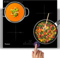 TurboTronic By Z-LINE Kochfeld, 59x52 cm, 60 cm, Schwarz, /Induktions / / Induktionskochplatte autark/, 4 Zonen