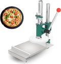 ZJGFCB Teigausroller, 170*280*480 mm, Edelstahl, Silber, Hand-pizzateig-abflachungspresse, Pizzakuchen-krustenpresse