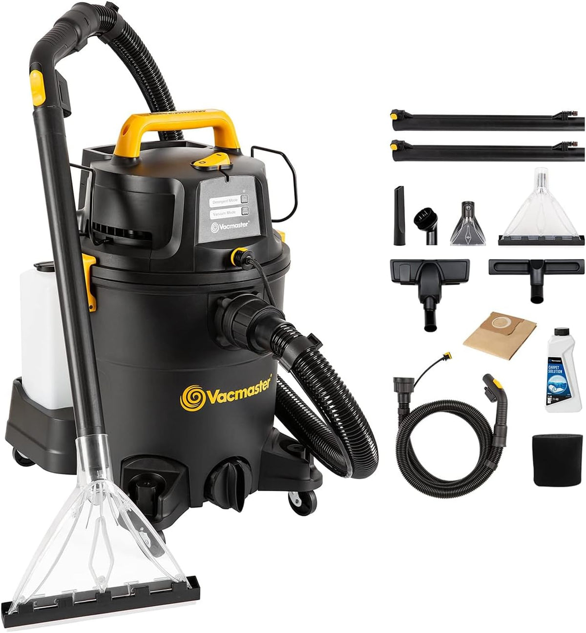 Sofa Vacmaster, 1300 W, 23 L, Schwarz, 3-in-1 Waschsauger Doppeltank für Hartboden & Teppich