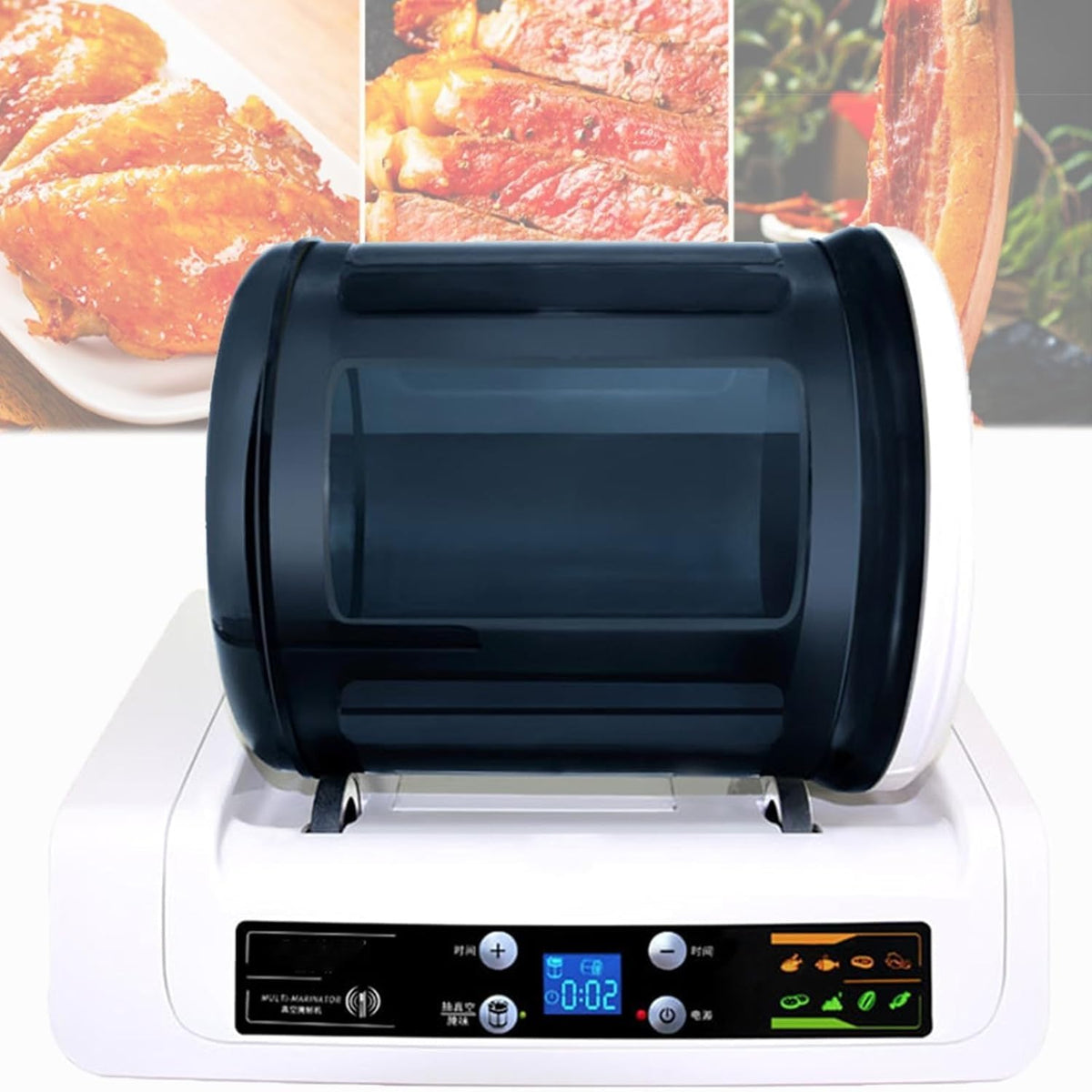 Moon beautiful Monitor, 7 L, transparentes und umweltfreundliches AS, Schwarz