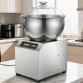 CGLYYDS Knet- & Rührmaschinen, 1800 W, 5 kg, 8 kg, 8Kg, Schwarz, Elektrische Teigknetmaschine, doppelt rotierende Teigknetmaschine