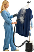 Fridja Dampfglätter, 2200 W, Schwarz, f1600 Professioneller Kleiderdampfer, Leistungsstarke Premium-Dampfmaschine