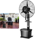 PQPQLI Gewächshaus, 230 w, 260 w, 350 w, 40 L, Weiß, Industrieller Nebelventilator, 90° Oszillation, 3 Stufen, Tank