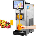 VEVOR Eismaschine, 1200 W, 860 mm, 54 kg, 23 L, Silber, 8 L Kommerzielle Slusheis Maschine, Slushgerät mit 17~ /Std. Slush Slushy Maschine