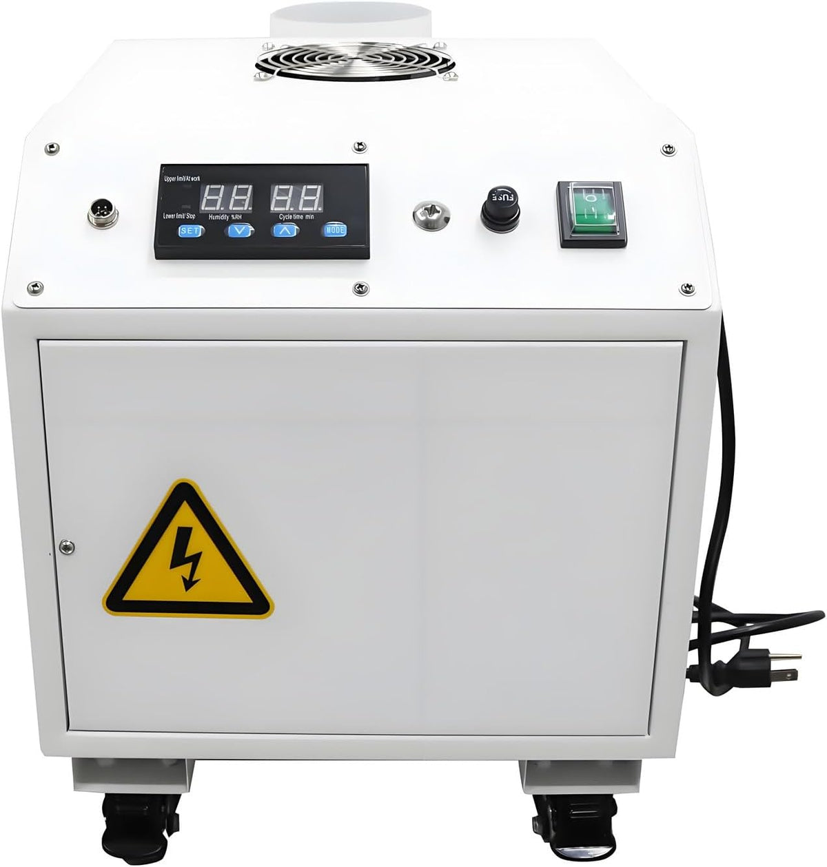 DNEPEI Luftbefeuchter für ein Zimmer, 200 W/300 W/500 W, 3 kg, 220 V, Edelstahl, Schwarz