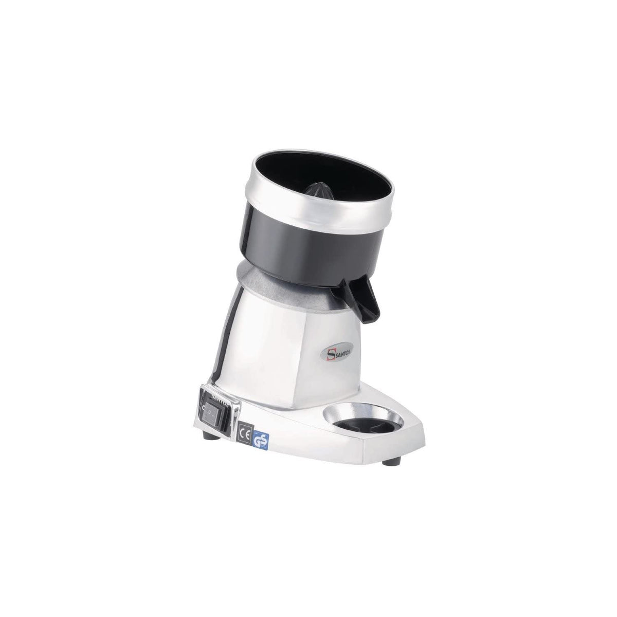 SANTOS Getränkemixer, Schwarz, klassischer Entsafter verchromt, 350(H)x 200(W)x 300(D)mm