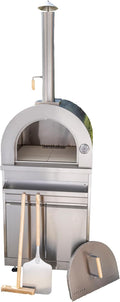 Ondis24 Pizzaofen, Silber, für Outdoor-Küche, Edelstahl