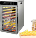 QFGain Dörrautomaten, 800 W (schnelles, energieeffizientes Trocknen), Schwarz