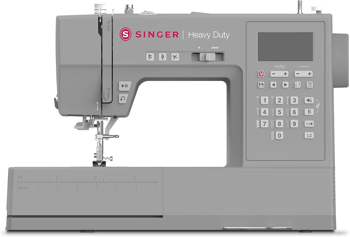 VSM Elektronisch gesteuerte Nähmaschinen, Schwarz, SINGER Heavy Duty 6805C