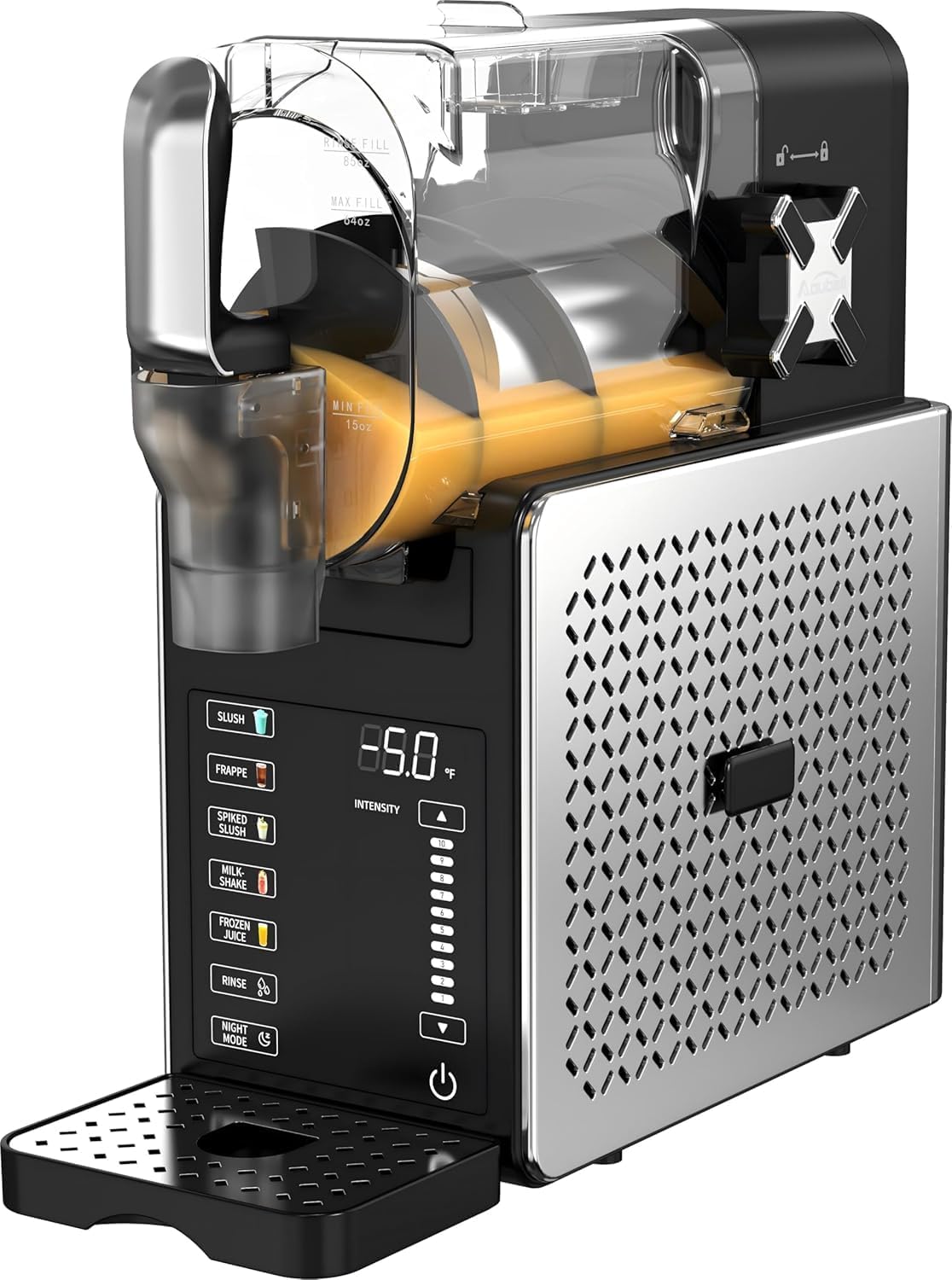 Zstar Eismaschine, 1.9l, Schwarz, Slush Maschine Mit Tank & Selbstreinigung