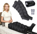 WANGXNCase Fußmassagegeräte, Schwarz, Lymphdrainage Gerät mit Lymph Flow Pants, 6 Programme Pressotherapiehose für zu Hause