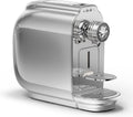 Afro Coffee Kaffeemaschine, 19 Bar, Silber, Kahawa Premium Chrome Silver, kompakte Kapselmaschine mit Druck