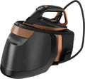 GRUNDIG Dampfbügelstationen, 1,8 Liter, 3.000 W, 8 Bar, Schwarz/Braun, SIS 9180 Dampfbügelstation, SteamSense Bewegungssensor