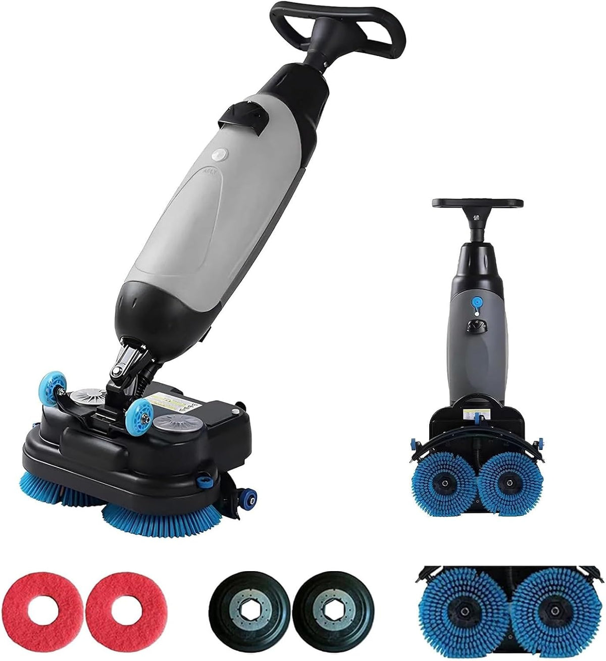LURECAQING Nass-,Trockensauger für Werkstätten, 65–73 dB, 17 Zoll, 1200 m, 250 W, Grau