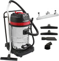 MAXBLAST Staubsauger, 80 Liter, 3000 W, Schwarz, Gewerbesauger Industriesauger Sauger Nasssauger
