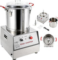 SHUMIAO Universalzerkleinerer, 10 l, 15 l, 7 l, 15 L, Silber, Gewerbliche Küchenmaschine (5 l/ / / ), 1400 U/m