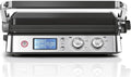 Braun Elektrogrill, 2000 W, Braun/Schwarz/Silber, Kontaktgrill CG9040 schwarz/edelstahl Tischgrill, Teflon Antihaftbeschichtung