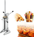 Manueller Monitor, Schwarz, Donut-Maker mit 5 Düsen, abnehmbarem Eimer und vertikalem Design für Restaurants, Cafeterien und Backen