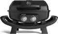 BURNHARD Gasgrill, 4,4 kW, Schwarz, ® 2-Brenner WAYNE, Tragbarer Balkongrill