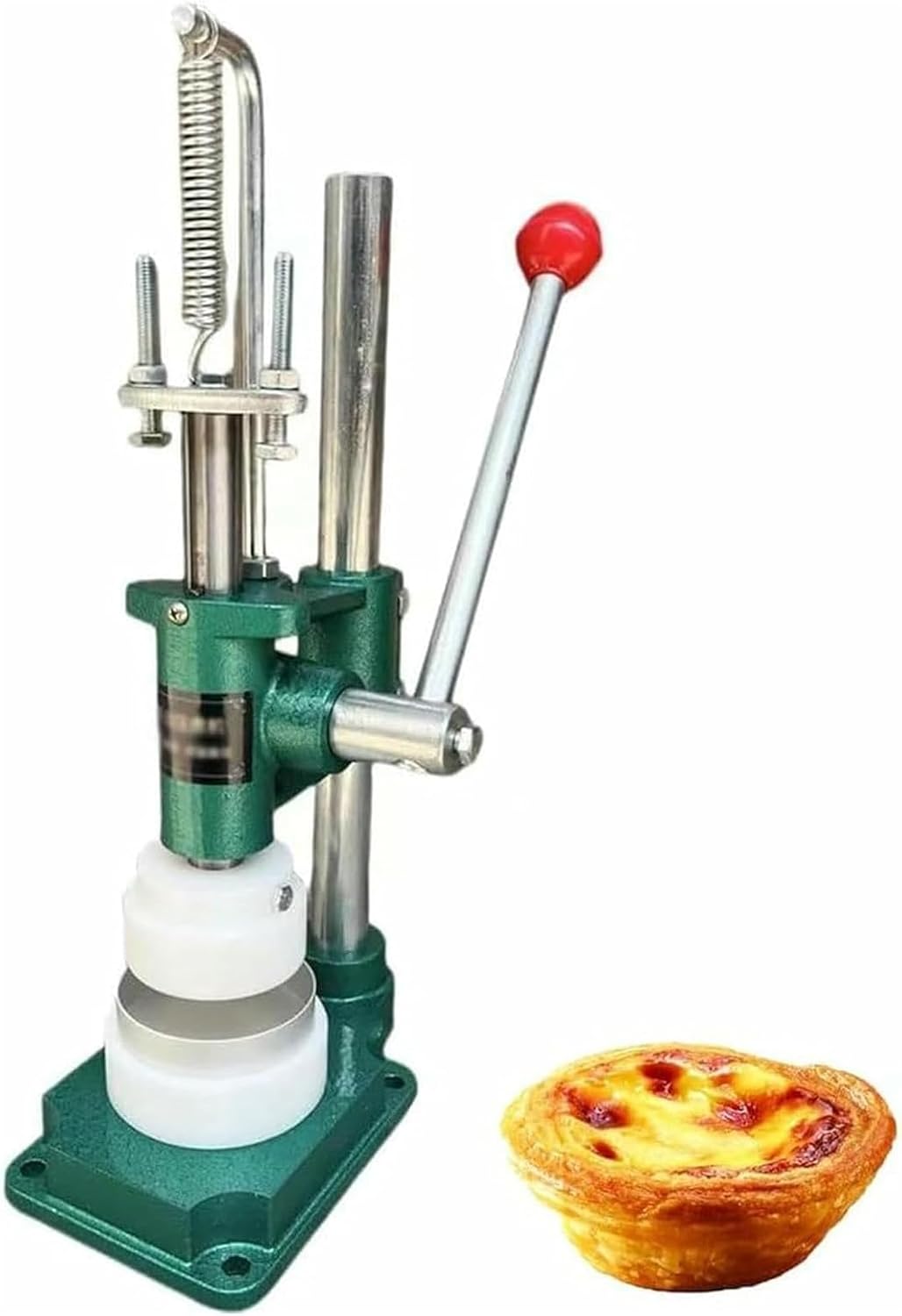 LHUITUI Monitor, Schwarz, Manuelle Handpresse Tart Shell Maker, Manuelle Formmaschine Törtchenböden, Französische Tarte Hautschalen Maschinen