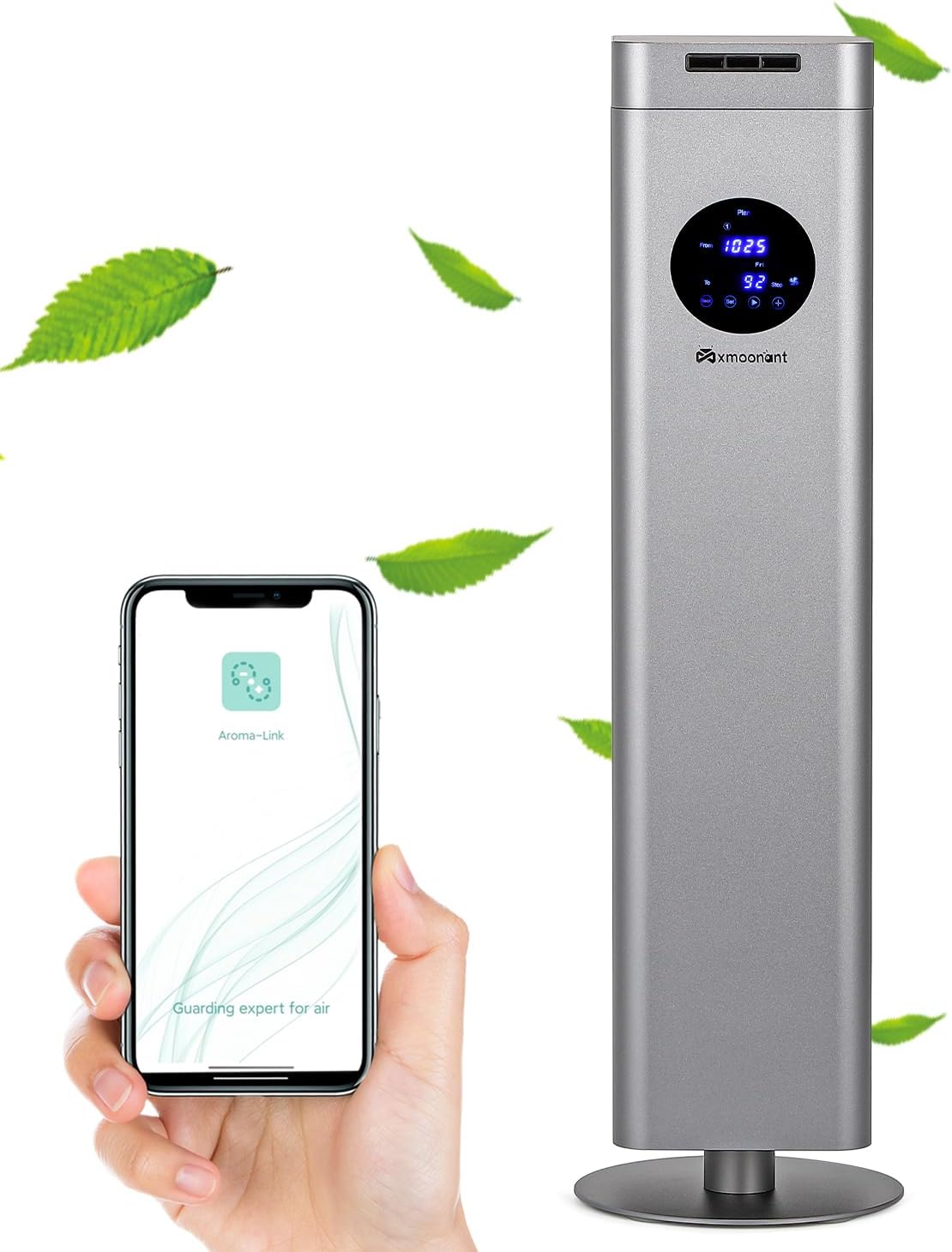 Mxmoonant Duftöldiffusoren, Schwarz, Aroma Diffuser G-AIR