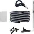 HouseVac Staubsauger, 15m, Weiß, Houseflex Komplett-Set passend für Retraflex, Hide-A-Hose Plus inkl. 1x Schlauch