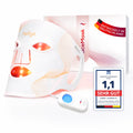 heilys Gesichtsmasken & -kuren, Schwarz, Rotlichtmaske Gesicht, LED Gesichtsmaske mit 316 LEDs, Rotlicht, Nahinfrarot & Blaulicht