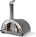 Alfonso Forni Pizzaofen, Braun, Hybrid- mit Gas und Holz, 4 Pizzen, für den Außenbereich, traditionelle Verwendung mit Holz oder Gasbrenner