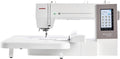 Janome Rahmen, 200 mm, Schwarz, MC 550E LIMITED EDITION Stickmaschine mit 4 Stick, 360 x Stickfläche inklusive Artistic Digitizer Junior