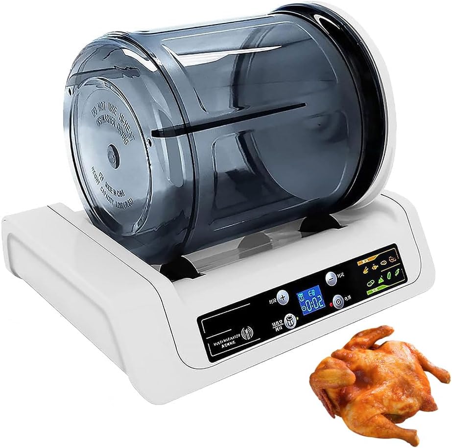Burger Monitor, 7 L, transparent und Umweltschutz AS, Grau, Maker Maschine, Fleischmariniermaschine, kommerzielle Vakuum-Mariniermaschine