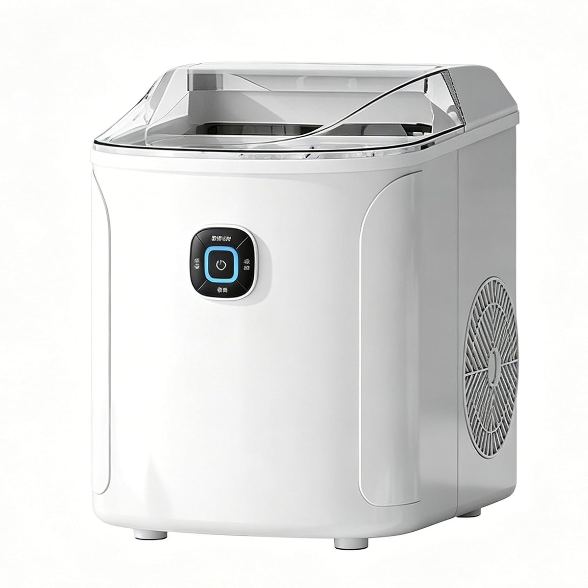 GENTERUN Eismaschine, 224 x 301 x 293 mm, Grau, Mini-, Vollautomatische, Automatische Ein-Tasten-Reinigung, 8-Stunden-Timer