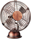 Tischventilatoren, 12,7 cm, Weiß, Tragbarer Tischventilator, Mini USB Ventilator, 90 ° Schwung, Schlafzimmer, Büro