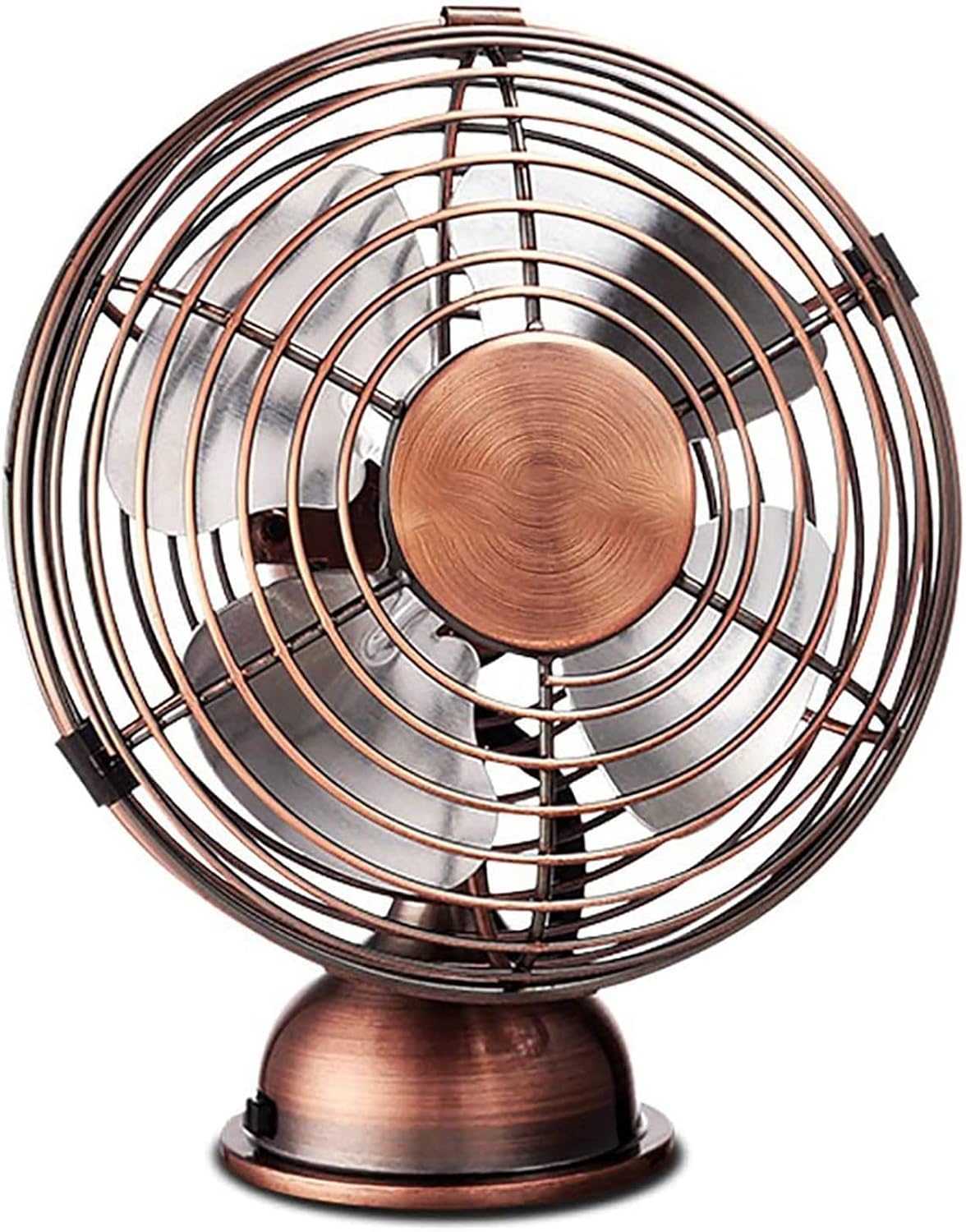 Tischventilatoren, 12,7 cm, Weiß, Tragbarer Tischventilator, Mini USB Ventilator, 90 ° Schwung, Schlafzimmer, Büro