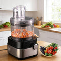 TDSYOCG Gemüsehobel, 25 * 27 * 37 cm, 5,0 l, 600 W, 5 W, PC + Edelstahl, Grau