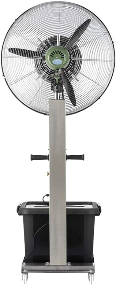 QUSYZD Standventilatoren, Weiß, Oszillierender Standventilator mit Kühlnebelfunktion, 3 Geschwindigkeitsstufen