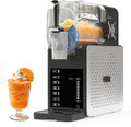 OPULENTHOME Eismaschine, Schwarz, 200-w-Slush- Mit Selbstreinigungsfunktion Und 5 Programmen, 9-l-Behälter Für Cocktails