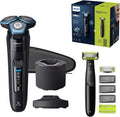 PHILIPS Folienrasierer, Schwarz, S7783/78 Shaver Series 7000 Elektrischer Nass- und, Motion-Control-Sensor, Flexible 360-Grad-Scherköpfe