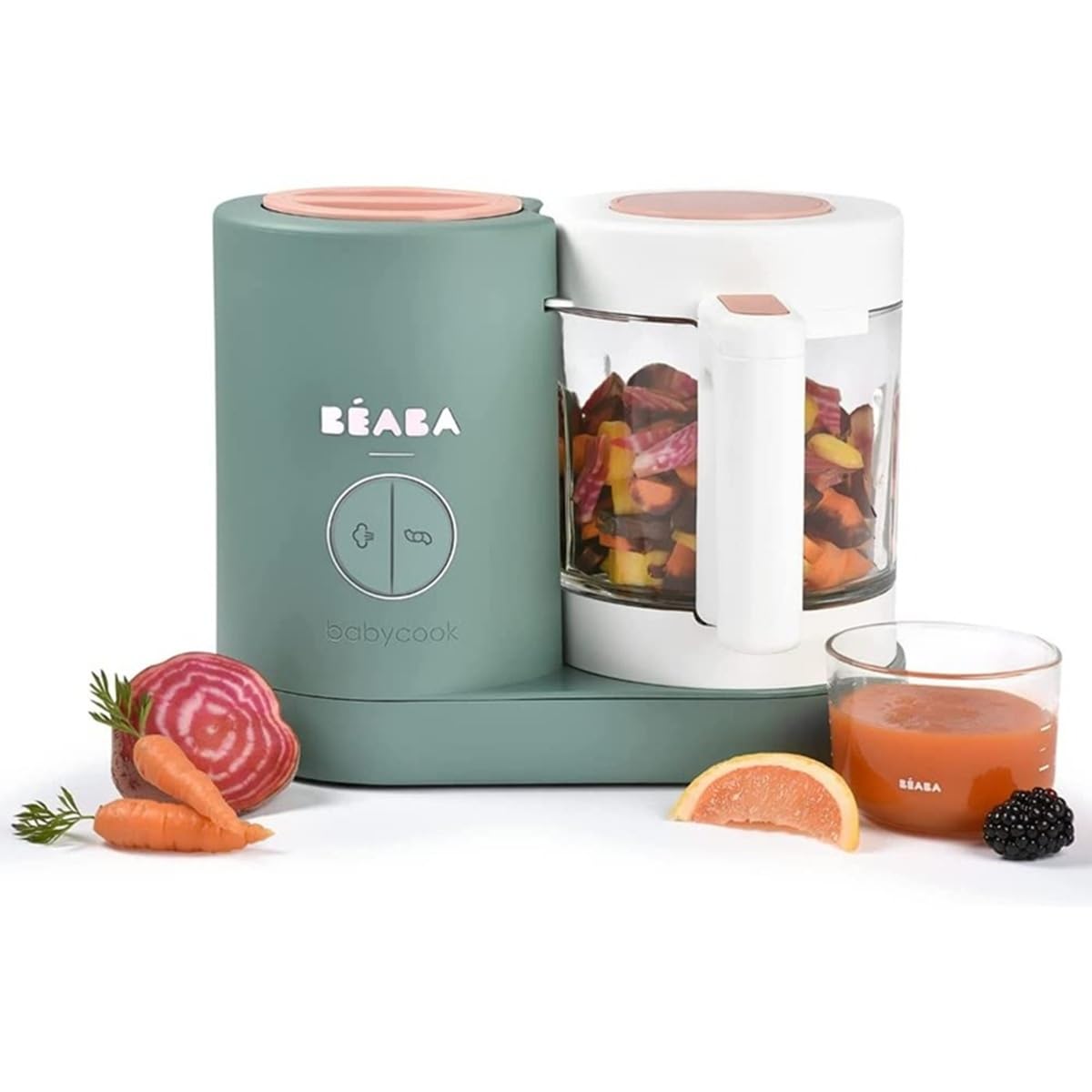 Béaba Universal-Küchenmaschinen, Schwarz, Babycook Neo, Babynahrungsbereiter, 4 in 1: Küchenmaschine, Mixer und Kocher
