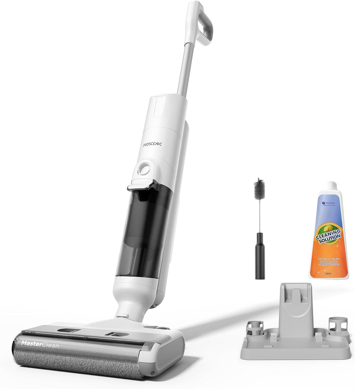 Proscenic Staubsauger, Schwarz, F10 Pro Nass Trockensauger, Saugwischer Smart 3 in 1, Leichtgewicht, Leise kabelloser mit Wischfunktion