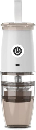 7LiuYueFei6 Kaffeemaschine, Grau, Tragbare Kaffeemühle, vollautomatische Kaffeemühle für kleine Büros (wie, passt für alle)