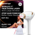 DermRays Laser-Systeme, Schwarz, 810nm Diodenlaser Haarentfernung für Frauen und Männer, V4S für 1-5 Teint, FDA zugelassen
