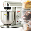 DPQYJPP Küchenmaschinen, Rührgeräte & Mixer, 5 l/7 l/10 l, 500 W, 5 L, Edelstahl, Schwarz